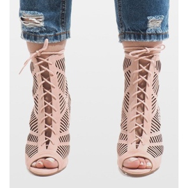 Ružičaste čizme na iglu 1610-225 ružičasta 2