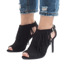 Crne boho čizme na petu 1551-149 crna 1