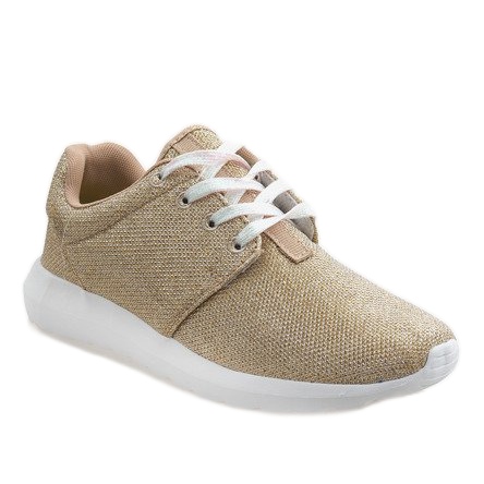 Zlatne sjajne sportske cipele B62-4 zlatna 1