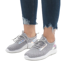 Sportske cipele sive mreže G8347-1 siva 1