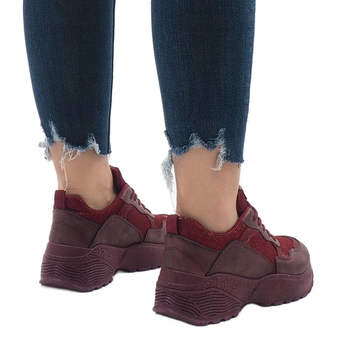 BY-080 bordo sportske cipele crvena raznobojna 1