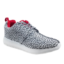 Bijele sportske cipele LD19-7 bijela crna 1