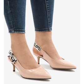 Ružičaste pumpe na peti HD-28 ružičasta 1