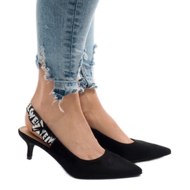 Crne pumpe na peti HD-33 crna 1