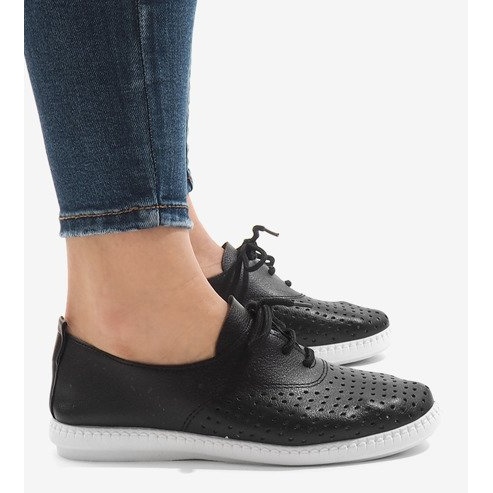 Crne ažur tenisice HR61116 crna 1