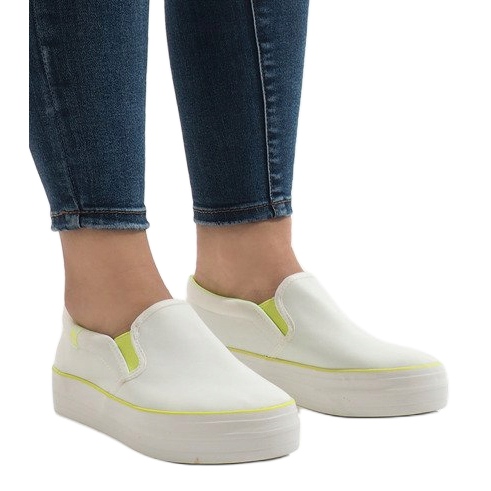 Bijele tenisice platforme GF-41 bijela 1