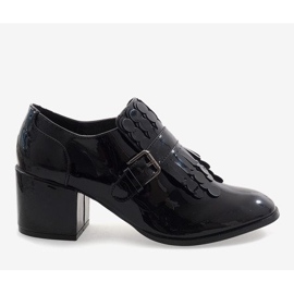 Crne lakirane čizme s visokom potpeticom PZY-02 crna 2