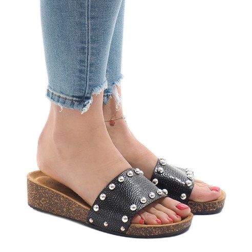 Crne štikle AC-2809 crna 1