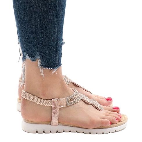 S11 ukrašene ružičaste sandale ružičasta 1