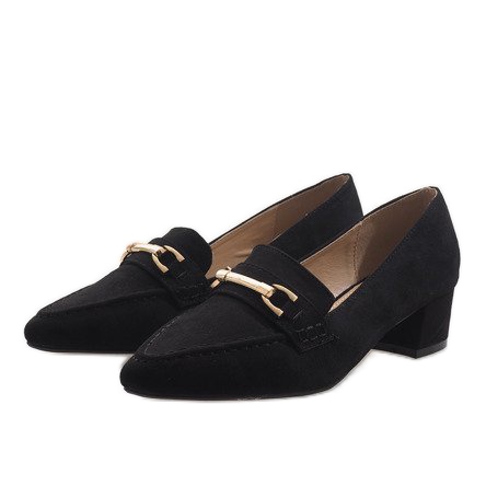 Crne štikle od visokih potpetica 7078-P crna 2