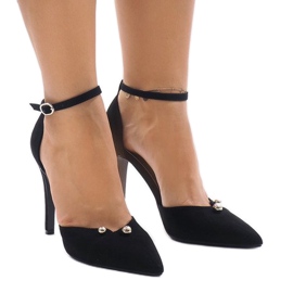 Crne pumpe na iglici M1L3223-13 crna 1