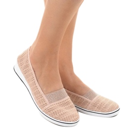 Ružičaste tenisice s čipkom na klinu ZH-4 ružičasta 2