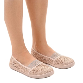 1148-Y roze tenisice od čipke ružičasta 1