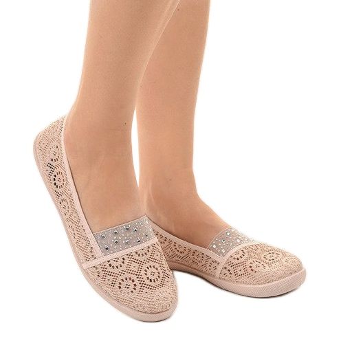 1148-Y roze tenisice od čipke ružičasta 2