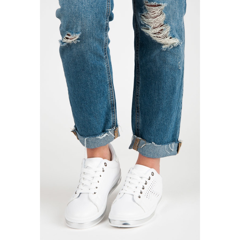 Bijele tenisice s hologramom bijela 1