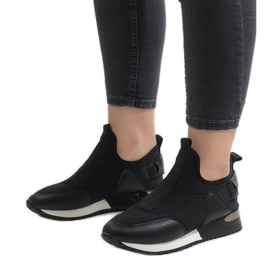 Crne tenisice izrađene od Lycra R-403 bijela crna 1