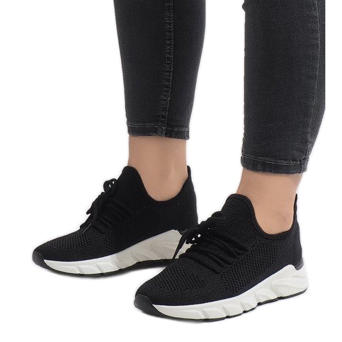 7766-Y crne sportske cipele crna 1