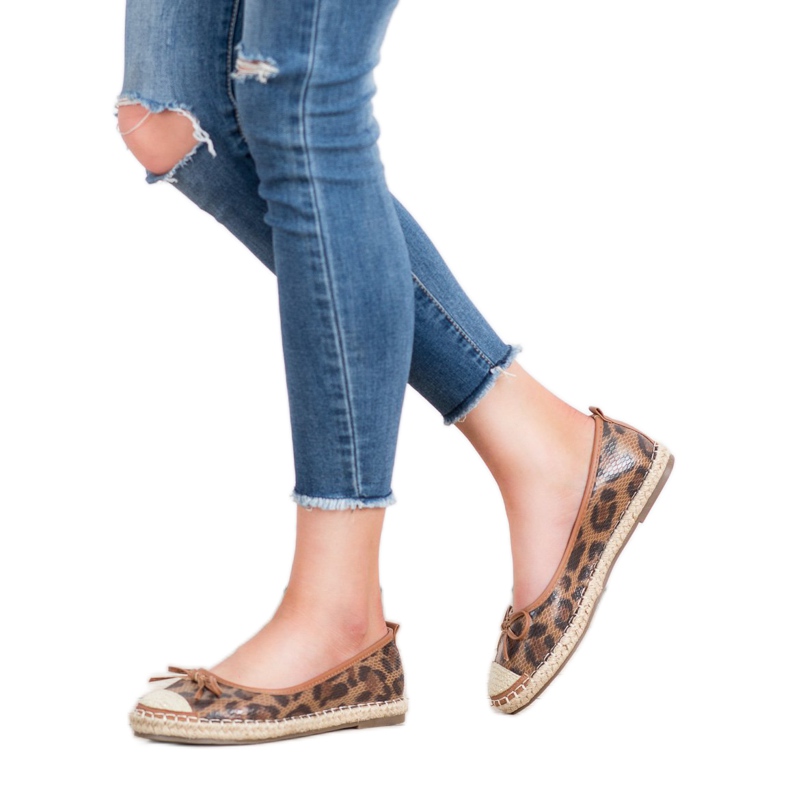 GUAPISSIMA Pjegave balerine smeđa 1