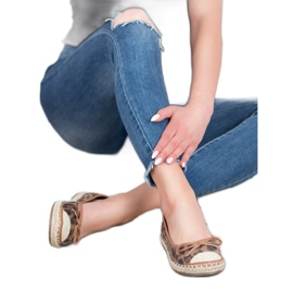 GUAPISSIMA Pjegave balerine smeđa 2