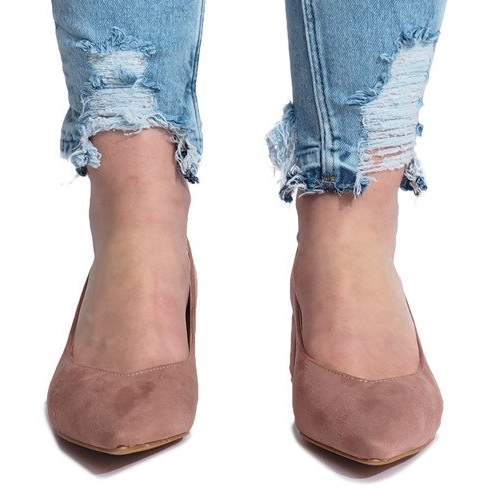 Ružičaste pumpe na srčanom stupu ružičasta 1