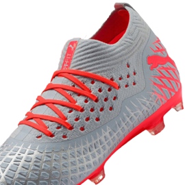 Kopačke Puma Future 4.2 Netfit Fg / Ag M 105611-01 višebojan siva 1