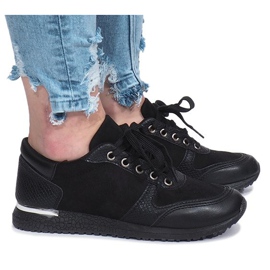 Crne sportske Lyon tenisice crna 1