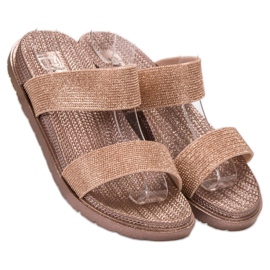 EXQUILY Modne gumene papuče ružičasta 1