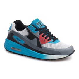 Neony tenisice za trčanje B306-9 bijele bijela crna plava višebojan 2