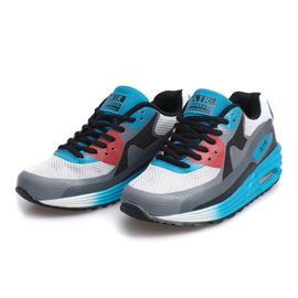 Neony tenisice za trčanje B306-9 bijele bijela crna plava višebojan 1