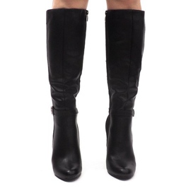 Čizme za visoke pete 8022 crne crna 2