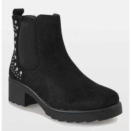 Kayla Shoes Crne izolirane čizme s visokom potpeticom 88048 crno 1