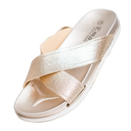 Emaks Zlatne papuče sa sjajem zlatni 2