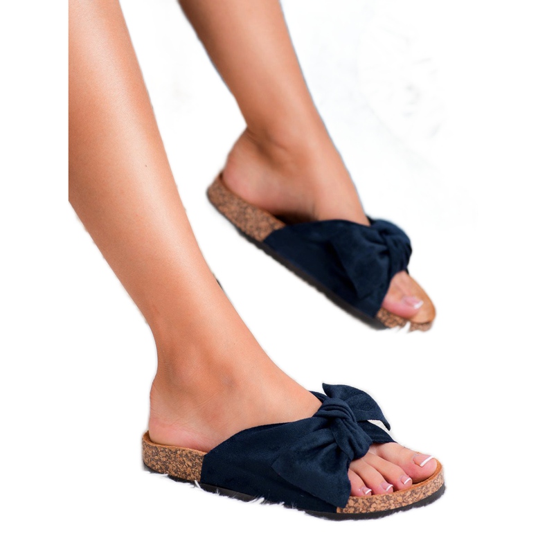 Super Me Modne crne papuče crna 1