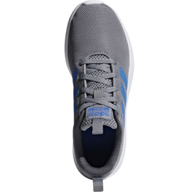 Cipele za adidas Lite Racer K sivo plava Jr F35440 siva 1