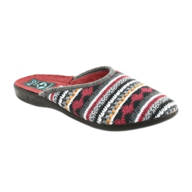 Norveške papuče džemper Adanex crno crvena siva žuta boja 1