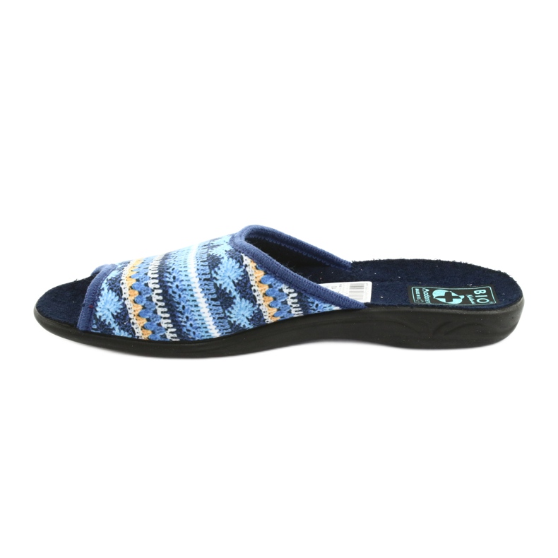 Norveške papuče džemper Adanex crno mornarsko plava plava žuta boja 2