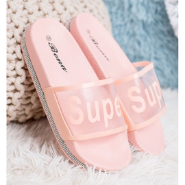 Bona Prozirne japanke ružičasta 1