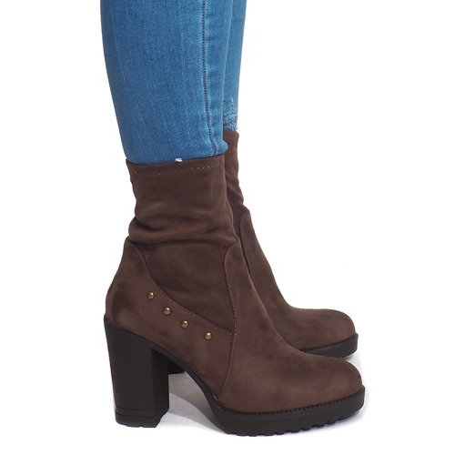 Suede BG-59 Taupe čizme smeđa višebojan 1