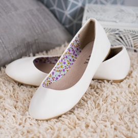 SHELOVET Ležerne balerine bijela 2