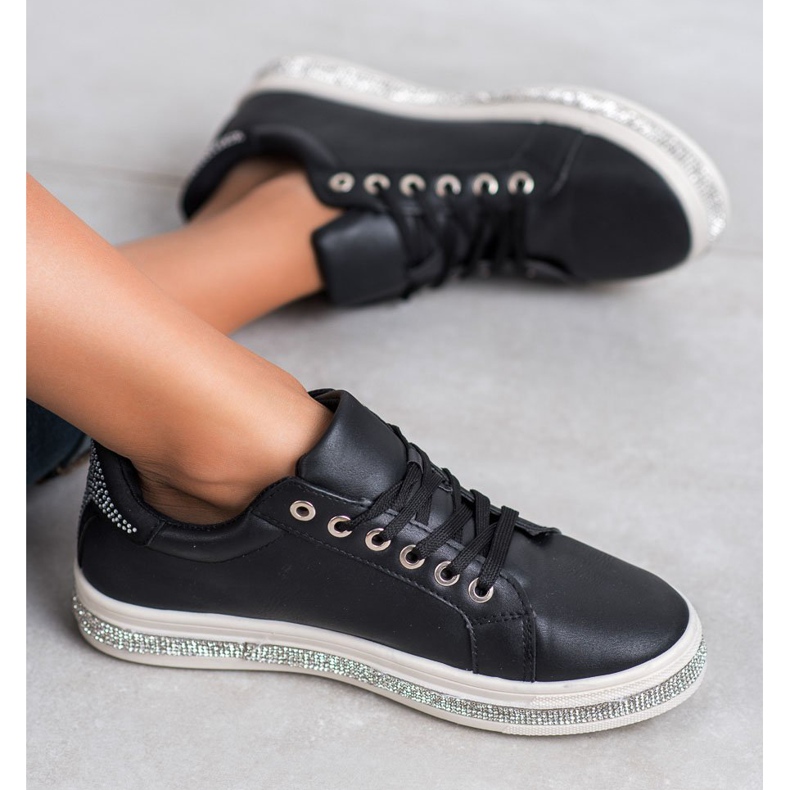 SDS Sportske cipele s kubnim cirkonijem crna 1