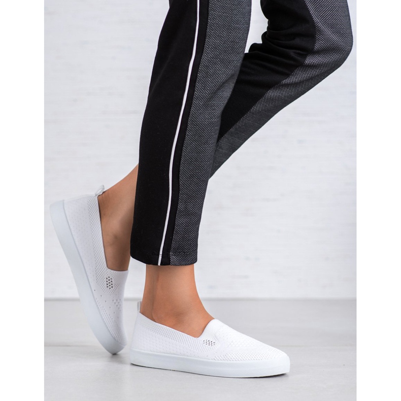 SHELOVET Tekstilni sliponi bijela 2