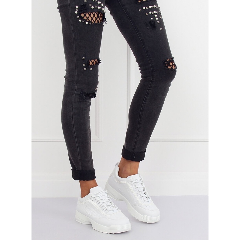 Bijele sportske cipele D1909 Bijele bijela 1