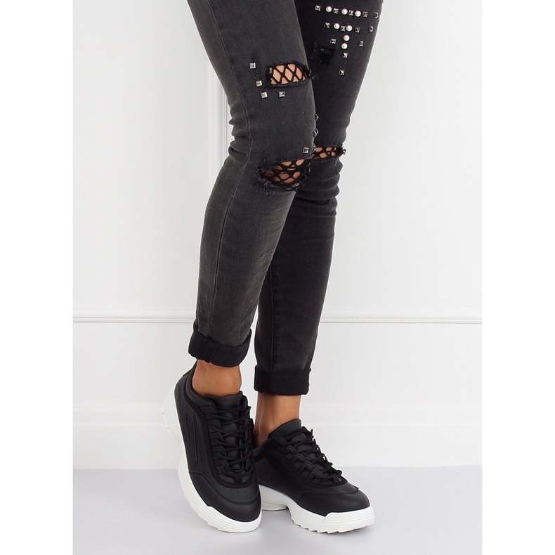 Crne sportske cipele D1909 CRNO / BIJELO crna 1