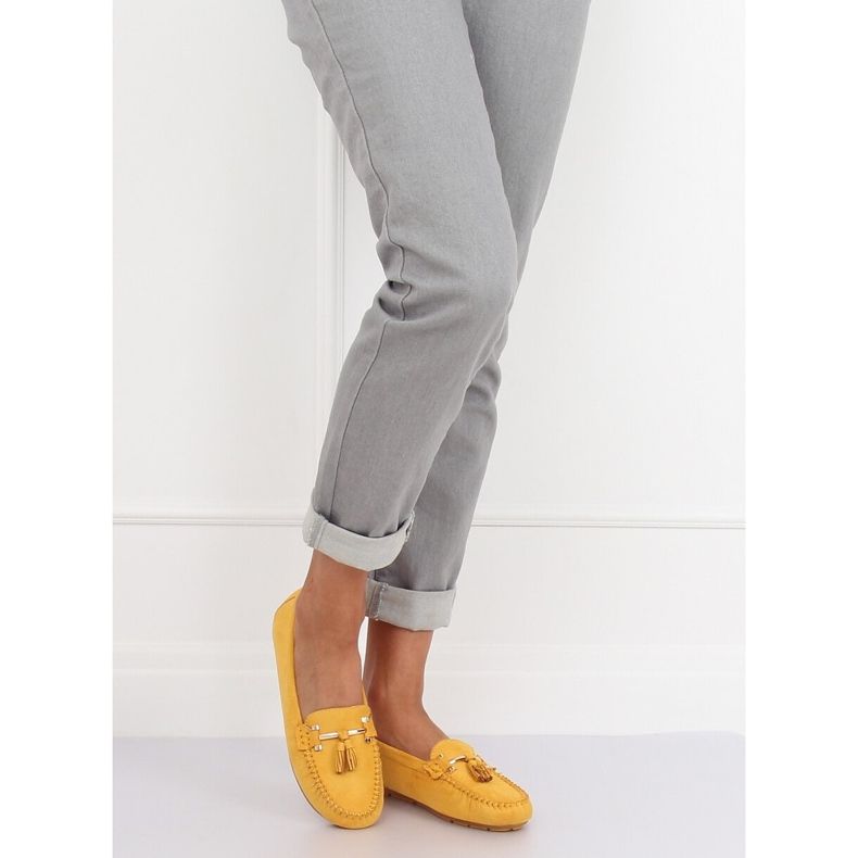Žute Mokasine za žene L7183 Žute žuta boja 1