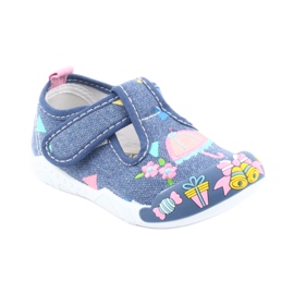 Kožni umetak tenisica American Club TEN30 plava ružičasta 1