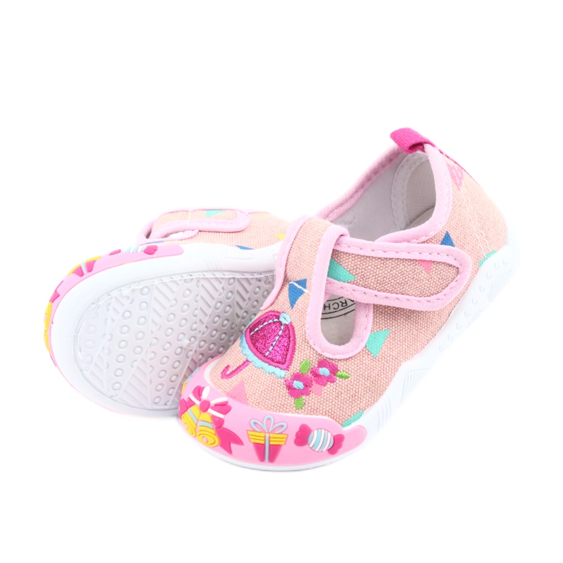 Tenisice American Club kožni umetak TEN30 roza smeđa plava ružičasta 5