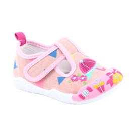 Tenisice American Club kožni umetak TEN30 roza smeđa plava ružičasta 1