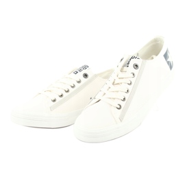 Big Star Białe muški polu-tropeci 174074 s eko-kosom bijela 2