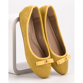 GUAPISSIMA Balerine sa sjajem žuta boja 1