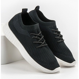 SHELOVET Klizne sportske cipele crno 2